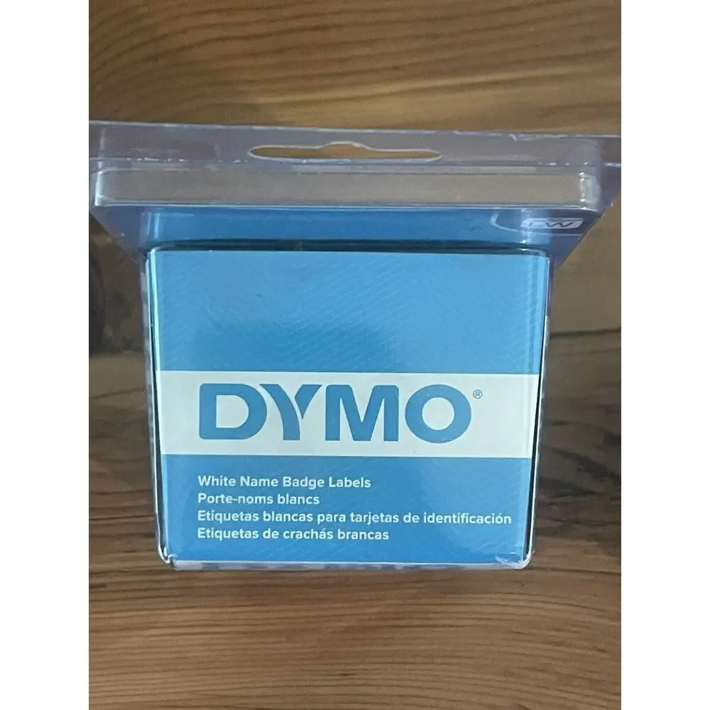 DYMO NAME BADGE Labels Adhesive 2.25 x 4 White 250 LW 1760756 NEW Meeting Events